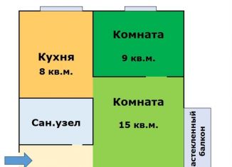 Продам 2-комнатную квартиру, 38 м2, Москва, Профсоюзная улица, 44к6, район Черёмушки