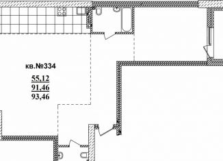 Продаю 1-ком. квартиру, 93.5 м2, Новосибирск, метро Речной вокзал, Садовая улица, 17