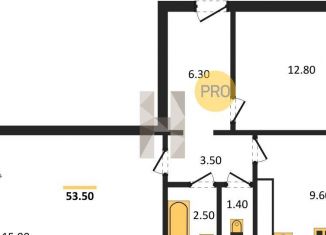 Продаю 2-ком. квартиру, 53.5 м2, Воронеж, улица Загоровского, 13к2