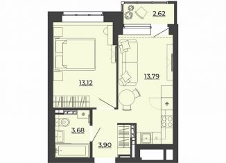 Продажа 1-ком. квартиры, 37.1 м2, Свердловская область