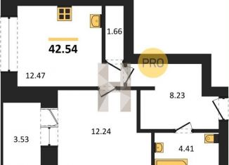 Продается 1-ком. квартира, 42.5 м2, Павловск