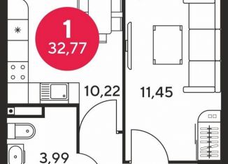 Продажа однокомнатной квартиры, 33 м2, Ростовская область