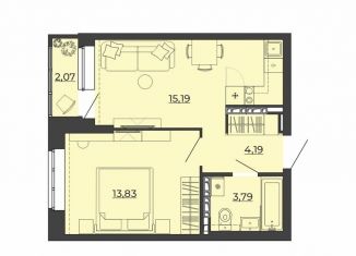 Продажа однокомнатной квартиры, 39.1 м2, Екатеринбург, ЖК Ривер Парк