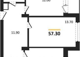 Продам 2-ком. квартиру, 57.3 м2, Воронеж, Железнодорожный район, бульвар Содружества, 1