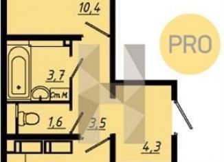 Продается 2-ком. квартира, 56.9 м2, Воронеж, Коминтерновский район