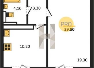 Продажа 1-комнатной квартиры, 39.9 м2, Воронеж, улица Шишкова, 140Б/16, Центральный район