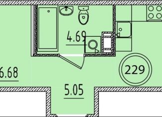 Продается 1-ком. квартира, 37.3 м2, Санкт-Петербург