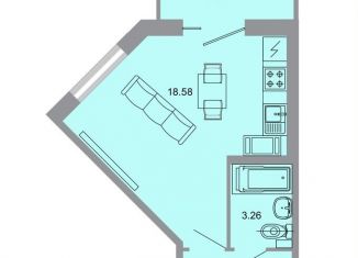 Продается квартира студия, 28.2 м2, поселок Бугры, Тихая улица, 13к3