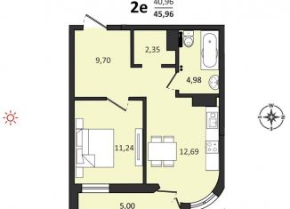 Продажа 2-комнатной квартиры, 46 м2, Хабаровский край