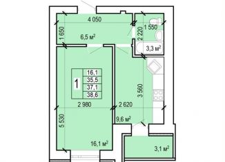 Продается однокомнатная квартира, 38.6 м2, Энгельс, Новобазарная улица