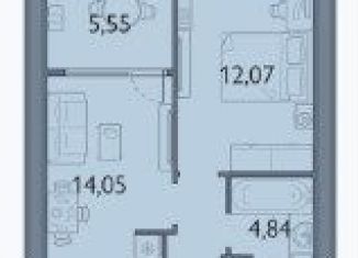 Продается 1-комнатная квартира, 40.8 м2, посёлок Мичуринский