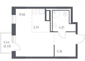 Продаю квартиру студию, 27.5 м2, Ленинградская область, жилой комплекс Квартал Лаголово, 1