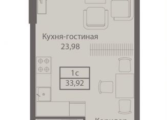 Продажа 1-ком. квартиры, 33.9 м2, Москва, метро Аэропорт, улица Академика Ильюшина, 21