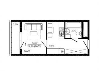 Продается квартира студия, 26.6 м2, Ростов-на-Дону