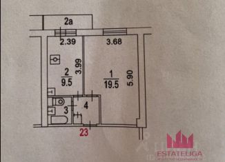 Продажа однокомнатной квартиры, 35 м2, Москва, метро Коломенская, Затонная улица, 10к1