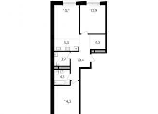 Продажа 2-ком. квартиры, 70.2 м2, Москва, ВАО