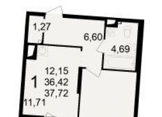 1-комнатная квартира на продажу, 37.7 м2, Рязанская область
