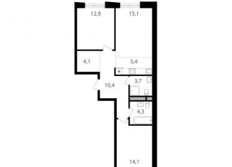 Продаю двухкомнатную квартиру, 70 м2, Москва, метро Семеновская