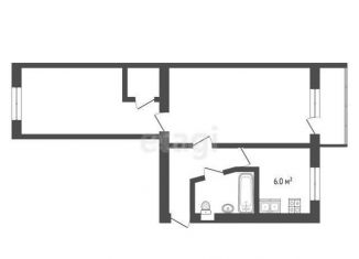 Продается 2-комнатная квартира, 41.6 м2, Краснодарский край, Волжская улица, 75