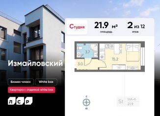 Продаю квартиру студию, 21.9 м2, Санкт-Петербург, Адмиралтейский район