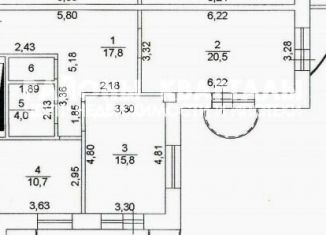 Продам 2-ком. квартиру, 70.6 м2, Челябинск, проспект Победы, 382А, Курчатовский район