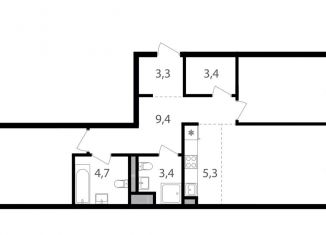 2-ком. квартира на продажу, 79.3 м2, Москва, метро Семеновская