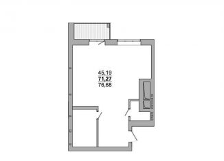 Продажа 2-комнатной квартиры, 76.7 м2, Новосибирск, метро Заельцовская, улица Сеченова, 13