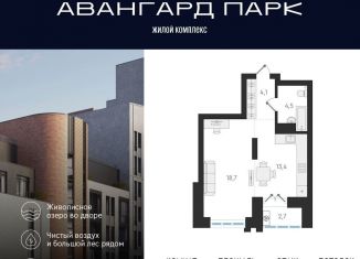 Продам 1-комнатную квартиру, 40.7 м2, Новосибирск, метро Заельцовская