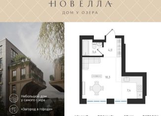 Продам квартиру студию, 33.3 м2, Новосибирск