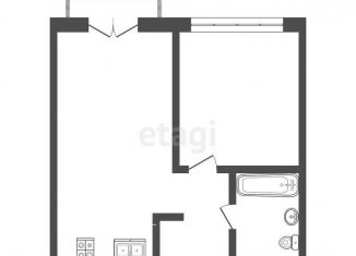 Продается 1-комнатная квартира, 36.9 м2, Тюмень, улица Газовиков, 36