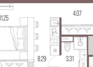 Продам квартиру студию, 26.9 м2, Санкт-Петербург, Василеостровский район