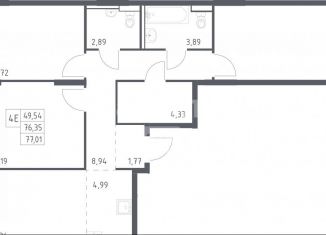 Продажа 4-ком. квартиры, 77 м2, Московская область, Литературный бульвар, 2