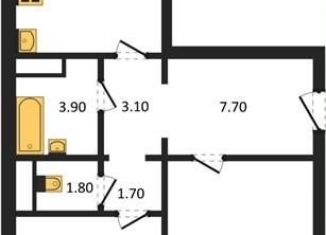 Продажа двухкомнатной квартиры, 68.2 м2, Воронеж, улица Шишкова, 140Б/6