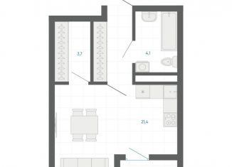 Продажа квартиры студии, 30.2 м2, Екатеринбург, метро Чкаловская, улица Академика Парина, 12/6