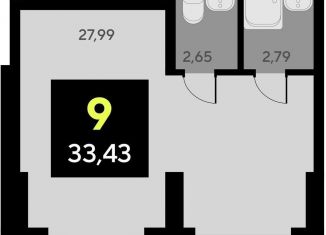 Продажа помещения свободного назначения, 33.43 м2, Тюмень, улица Пожарных и Спасателей, 8, Центральный округ