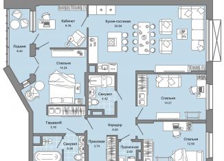 4-ком. квартира на продажу, 121 м2, Свердловская область