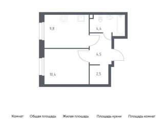 Продаю 1-ком. квартиру, 31.9 м2, Москва, проспект Куприна, 30к9