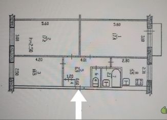 Трехкомнатная квартира на продажу, 61.4 м2, Хабаровский край, улица Ворошилова, 61