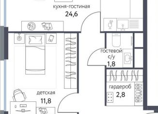 Продается 3-ком. квартира, 65.6 м2, Москва, Тагильская улица, 4В, Бульвар Рокоссовского