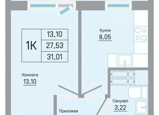 Продам 1-комнатную квартиру, 31 м2, Пермский край