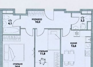 Продается 2-комнатная квартира, 59 м2, Москва, улица Крузенштерна, 12к3, метро Авиамоторная