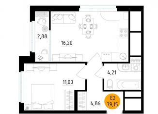 Продам 1-ком. квартиру, 39.2 м2, Рязанская область