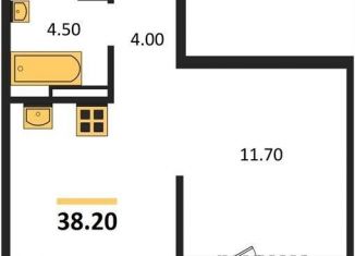 Продажа 1-комнатной квартиры, 38.2 м2, посёлок Озёрный, Кедровая улица, 80/3