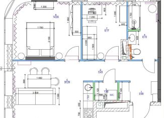 Сдается в аренду 3-ком. квартира, 60 м2, Москва, проезд Шелихова, 2, метро Площадь Ильича