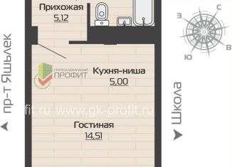 Продам однокомнатную квартиру, 31.8 м2, Набережные Челны