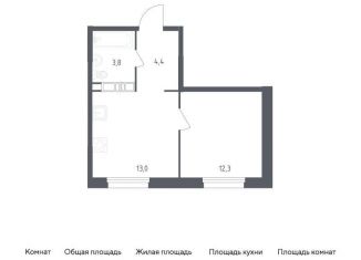 Продажа однокомнатной квартиры, 33.5 м2, Москва, жилой комплекс Ольховый Квартал, к2.1