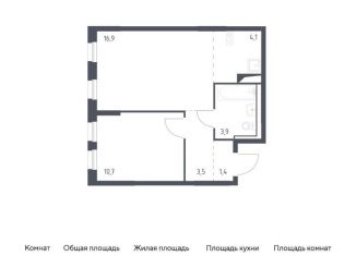 Продается однокомнатная квартира, 40.5 м2, Москва, САО, Ленинградское шоссе, 229Ак2