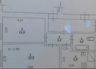 Продаю 2-ком. квартиру, 41 м2, поселок Воротынск, Солнечная улица, 2