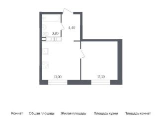 Продам 1-комнатную квартиру, 33.5 м2, Москва, жилой комплекс Ольховый Квартал, к2.2