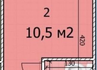 Квартира на продажу студия, 10.5 м2, Москва, Чертановская улица, 29к2, метро Пражская